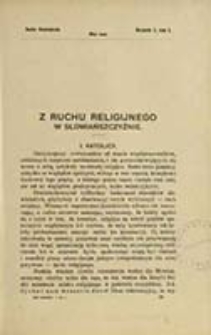Świat Słowiański : miesięcznik pod redakcyą Dra Feliksa Konecznego