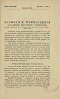 Świat Słowiański : miesięcznik pod redakcyą Dra Feliksa Konecznego