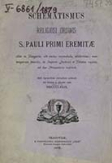 Catalogus Officialium Congregationis S[ancti] Pauli Primi Eremitae