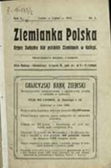 Ziemianka Polska : organ Związku Kół Polskich Ziemianek w Galicyi / [red. odp. Janina Karłowicz]