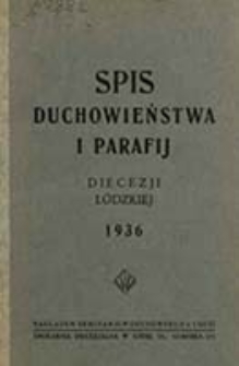 Spis Duchowieństwa i Parafij Diecezji Łódzkiej