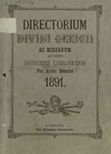 Ordo Officii Divini ad Usum Dioecesis Lublinensis pro Anno Domini 1891