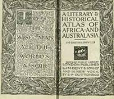 A literary & historical atlas of Africa and Australasia / J. G. Bartholomew