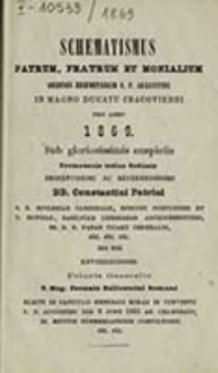 Schematismus Patrum, Fratrum et Monialium Ordinis Eremitarum S. P. Augustini in Magno Ducatu Cracoviensi pro Anno ...