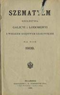 Szematyzm Królestwa Galicyi i Lodomeryi z Wielkiem Księstwem Krakowskiem : na rok ... / [C. k. Namiestnictwo]