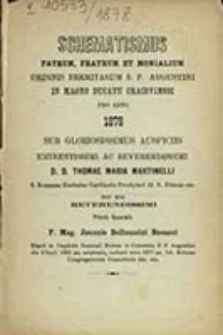 Schematismus Patrum, Fratrum et Monialium Ordinis Eremitarum S. P. Augustini in Magno Ducatu Cracoviensi pro Anno ...