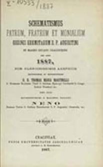 Schematismus Patrum, Fratrum et Monialium Ordinis Eremitarum S. P. Augustini in Magno Ducatu Cracoviensi pro Anno ...