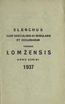 Elenchus Cleri Saecularis ac Regularis Dioecesis Łomżensis