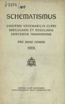Schematismus Universi Vener. Cleri Dioeceseos Tarnoviensis