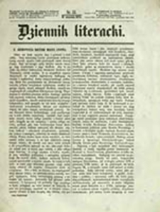 Dziennik Literacki / red. Karol Szajnocha