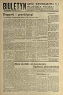 Biuletyn Akcji Gospodarczej Młodzieży Polskiej / [red. Przemysław Wodzinowski]