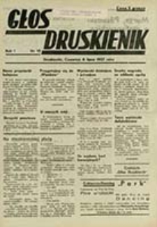 Głos Druskienik / red. odp. Maria Ziemakowa