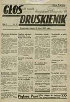 Głos Druskienik / red. odp. Maria Ziemakowa