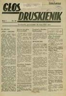 Głos Druskienik / red. odp. Maria Ziemakowa