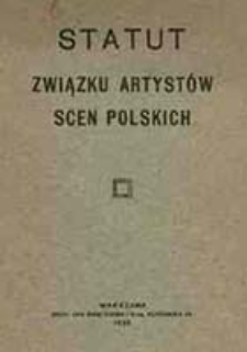Statut Związku Artystów Scen Polskich