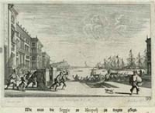 Wie man die Seggie zu Neapolj zu tragen pflegt [Dokument ikonograficzny] / J. W. Baur inv. ; Melchior K&uuml;sell f.