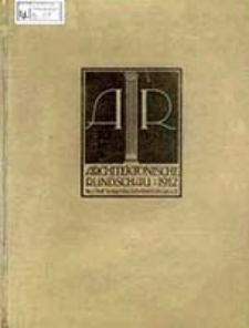 Architektonische Rundschau : Skizzenbl&auml;tter aus allen Gebieten der Baukunst