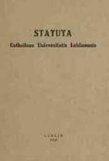 Statuta Catholicae Universitatis Lublinensis