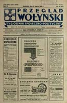 Przegląd Wołyński : Łuck - R&oacute;wne - Kowel - Włodzimierz - Krzemieniec - Dubno - Ostr&oacute;g - Korzec / Redaktor i wydawca P. Wyrzykowski