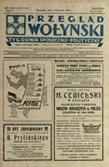 Przegląd Wołyński : Łuck - R&oacute;wne - Kowel - Włodzimierz - Krzemieniec - Dubno - Ostr&oacute;g - Korzec / Redaktor i wydawca P. Wyrzykowski