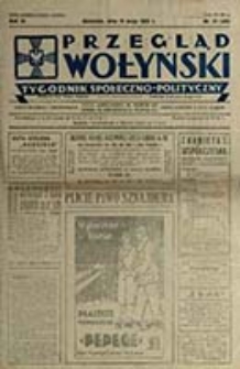 Przegląd Wołyński : Łuck - R&oacute;wne - Kowel - Włodzimierz - Krzemieniec - Dubno - Ostr&oacute;g - Korzec / Redaktor i wydawca P. Wyrzykowski