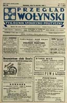Przegląd Wołyński : Łuck - R&oacute;wne - Kowel - Włodzimierz - Krzemieniec - Dubno - Ostr&oacute;g - Korzec / Redaktor i wydawca P. Wyrzykowski