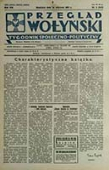 Przegląd Wołyński : Łuck - R&oacute;wne - Kowel - Włodzimierz - Krzemieniec - Dubno - Ostr&oacute;g - Korzec / Redaktor i wydawca P. Wyrzykowski