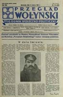 Przegląd Wołyński : Łuck - R&oacute;wne - Kowel - Włodzimierz - Krzemieniec - Dubno - Ostr&oacute;g - Korzec / Redaktor i wydawca P. Wyrzykowski