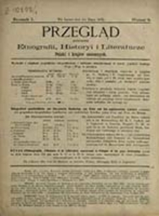Przegląd Poświęcony Etnografii, Historyi i Literaturze Polski i Kraj&oacute;w Ościennych / [wyd. i red. A. Daniłowicz]