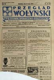 Przegląd Wołyński : Łuck - R&oacute;wne - Kowel - Włodzimierz - Krzemieniec - Dubno - Ostr&oacute;g - Korzec / Redaktor i wydawca P. Wyrzykowski
