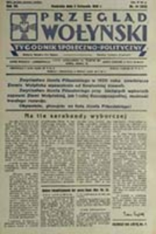 Przegląd Wołyński : Łuck - R&oacute;wne - Kowel - Włodzimierz - Krzemieniec - Dubno - Ostr&oacute;g - Korzec / Redaktor i wydawca P. Wyrzykowski
