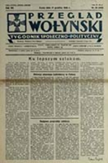 Przegląd Wołyński : Łuck - R&oacute;wne - Kowel - Włodzimierz - Krzemieniec - Dubno - Ostr&oacute;g - Korzec / Redaktor i wydawca P. Wyrzykowski