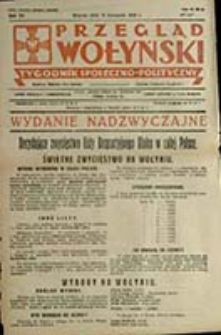 Przegląd Wołyński : Łuck - R&oacute;wne - Kowel - Włodzimierz - Krzemieniec - Dubno - Ostr&oacute;g - Korzec / Redaktor i wydawca P. Wyrzykowski