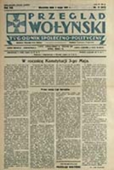 Przegląd Wołyński : Łuck - R&oacute;wne - Kowel - Włodzimierz - Krzemieniec - Dubno - Ostr&oacute;g - Korzec / Redaktor i wydawca P. Wyrzykowski