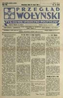Przegląd Wołyński : Łuck - R&oacute;wne - Kowel - Włodzimierz - Krzemieniec - Dubno - Ostr&oacute;g - Korzec / Redaktor i wydawca P. Wyrzykowski