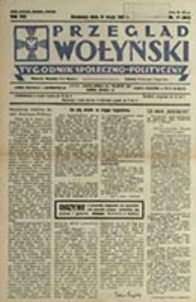 Przegląd Wołyński : Łuck - R&oacute;wne - Kowel - Włodzimierz - Krzemieniec - Dubno - Ostr&oacute;g - Korzec / Redaktor i wydawca P. Wyrzykowski