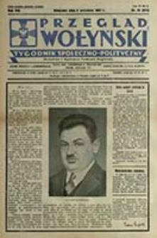 Przegląd Wołyński : Łuck - R&oacute;wne - Kowel - Włodzimierz - Krzemieniec - Dubno - Ostr&oacute;g - Korzec / Redaktor i wydawca P. Wyrzykowski