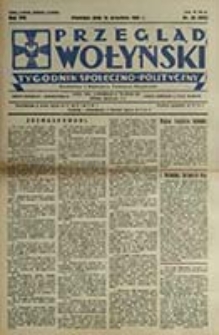 Przegląd Wołyński : Łuck - R&oacute;wne - Kowel - Włodzimierz - Krzemieniec - Dubno - Ostr&oacute;g - Korzec / Redaktor i wydawca P. Wyrzykowski