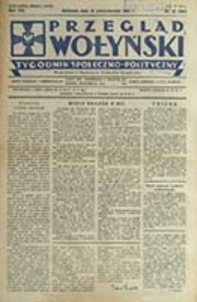 Przegląd Wołyński : Łuck - R&oacute;wne - Kowel - Włodzimierz - Krzemieniec - Dubno - Ostr&oacute;g - Korzec / Redaktor i wydawca P. Wyrzykowski