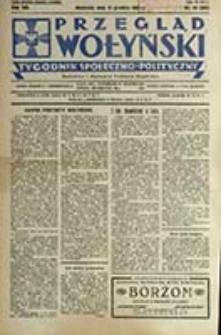 Przegląd Wołyński : Łuck - R&oacute;wne - Kowel - Włodzimierz - Krzemieniec - Dubno - Ostr&oacute;g - Korzec / Redaktor i wydawca P. Wyrzykowski