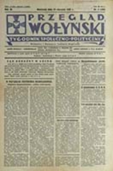 Przegląd Wołyński : Łuck - R&oacute;wne - Kowel - Włodzimierz - Krzemieniec - Dubno - Ostr&oacute;g - Korzec / Redaktor i wydawca P. Wyrzykowski