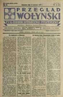 Przegląd Wołyński : Łuck - R&oacute;wne - Kowel - Włodzimierz - Krzemieniec - Dubno - Ostr&oacute;g - Korzec / Redaktor i wydawca P. Wyrzykowski