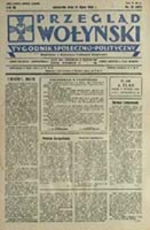 Przegląd Wołyński : Łuck - R&oacute;wne - Kowel - Włodzimierz - Krzemieniec - Dubno - Ostr&oacute;g - Korzec / Redaktor i wydawca P. Wyrzykowski