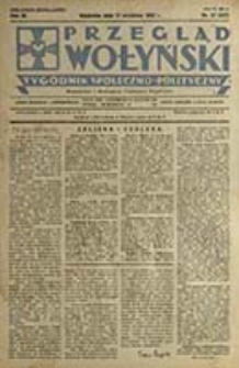 Przegląd Wołyński : Łuck - R&oacute;wne - Kowel - Włodzimierz - Krzemieniec - Dubno - Ostr&oacute;g - Korzec / Redaktor i wydawca P. Wyrzykowski