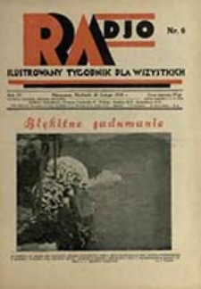 Radjo : ilustrowany tygodnik dla wszystkich / red. nacz.: Zdzisław Kleszczyński]