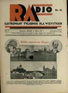 Radjo : ilustrowany tygodnik dla wszystkich / red. nacz.: Zdzisław Kleszczyński]