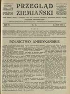 Przegląd Ziemiański : czasopismo informacyjne o sprawach społecznych i zawodowych oraz przejawach życia ziemiaństwa polskiego : wydawnictwo Związku Ziemian w Warszawie oraz Rady Naczelnej Organizacji Ziemiańskich Rzpltej Polskiej / [red. Stanisław Jarkowski]