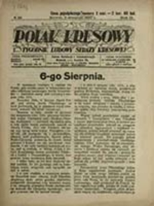 Polak Kresowy : tygodnik ludu polskiego na ziemiach kresowych / pod red. Bolesława Srockiego