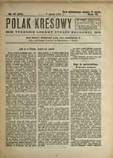 Polak Kresowy : tygodnik ludu polskiego na ziemiach kresowych / pod red. Bolesława Srockiego