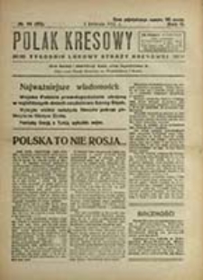 Polak Kresowy : tygodnik ludu polskiego na ziemiach kresowych / pod red. Bolesława Srockiego